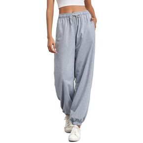 Sweatpants for Women Joggers Baggy Cinch Bottom High Waisted Drawstring Gym Workout Pants with Pockets 2024 Fall