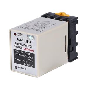 وحدة تحكم بمفتاح المستوى C61F-GP AC220V 50/60HZ مفتاح مستوى سائل غير عائم مع قاعدة in Kuwait