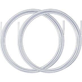 Ultra-Smooth PTFE Teflon Tubing 1.2M 2PCS, 2.5mm ID×4mm OD PTFE Teflon Tube Fits Direct Drive Extruder 3D Printer, for Bambu Lab A1/A1 mini/P1P/P1S/X1C, for Creality K1/K1 Max/Ender 3 V3, Translucent