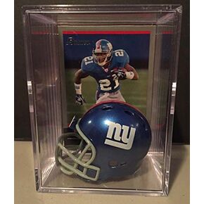 New York Giants NFL Helmet Shadowbox w/Tiki Barber card
