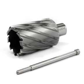 Annular Cutter 3/4 Inch Weldon Shank 1-11/16 Cutting Diameter 2 Cutting Depth Slugger Bits HSS Kit for Magnetic Drill Press