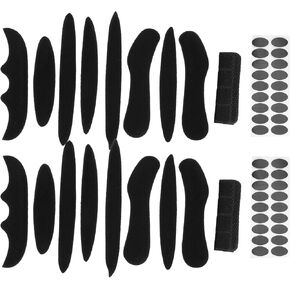 Helmet Lining Kit, Comfortable Sponge Helmet Pads Kit with Liner Hook Loop Bike Helmet Replacement