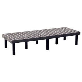 FSE Quantum 662412DPP Polymer Dunnage Rack, Vented, 1000 lb. Load Capacity, polyethylene, Made in The USA