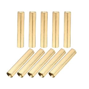uxcell M3x25 Female-Female Hex Brass PCB Motherboard Spacer Standoff for FPV Drone Quadcopter, Computer & Circuit Board 10pcs