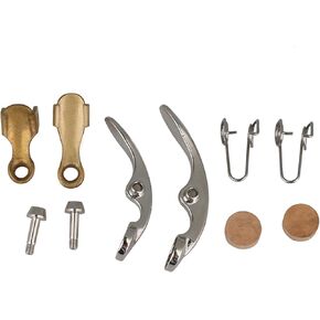 BQLZR Brass Bb Trumpet Water Key Spit Valve Assembly Set Repairing Part