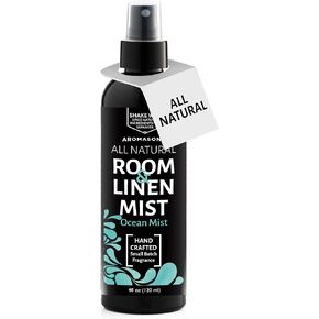 All-Natural Bamboo & Honey Room and Linen Spray, for Sheets, Pillow, Fabric, Bed, Air Freshener Calming, Sleeping, Relaxing, Stress Relief - Refreshing Scent, Removes Smell