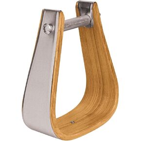 Weaver Leather Wooden Stirrups, Overshoe Roper, Wood, 6.25 Width, 3.25 Neck
