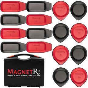 MagnetRX® Biomagnetic Magnets Kit – Imanes para Biomagnetismo Médico – Dr Goiz Magnets for Biomagnetism Bio Magnet Pair – Assorted Round & Rectangular 2500-5200 Gauss Magnets (22 Mixed Units)