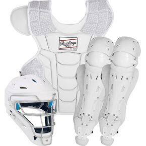 Rawlings | MACH Catcher's Set | Baseball | Intermediate | White/White