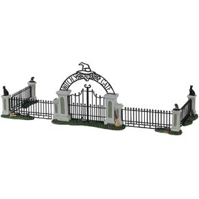 Lemax Witch Gate & Fence Set of 5, #14857 for Halloween Village in Kuwait