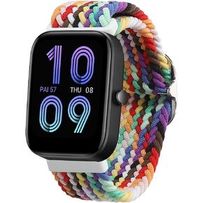 kwmobile Nylon Band Compatible with Huami Amazfit Bip 3 / Bip 3 Pro - Band Replacement Strap for Fitness Tracker