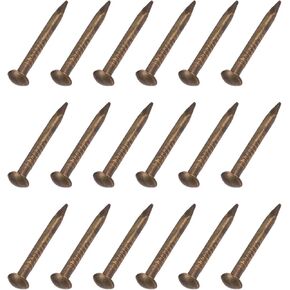 Small Nails (1.2x15mm) 150pcs, Brass Tiny Hardware Nails - for Household Woodworking, Bronze Tone