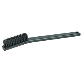 Weiler 99383 Small Hand Scratch Brush, Straight Black Nylon Fill, Plastic Block, 4 x 15 Rows, Made in The USA (Pack of 24)