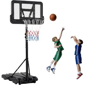 Kids Basketball Hoop, Portable Adjustable Basketball Goal System with Height Adjustable 5-7 Ft, Swimming Pool Basketball Hoop Outdoor 28in Backboard for Kids/Adults Indoor Outdoor in Saudi Arabia