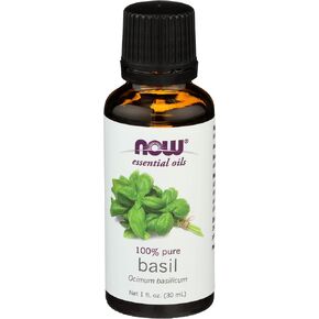 NOW Basil Oil 100% Pure - 1 fl oz (Pack of 2) in Kuwait