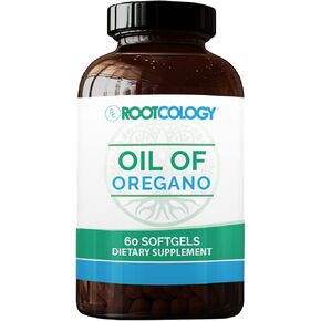 Rootcology Oil of Oregano - Bioactive Oregano Softgels to Support A Balanced Gut - Antioxidant Protection for Intestinal Health (60 Softgels)