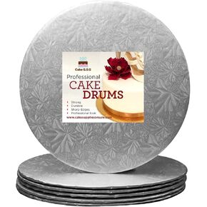 16" Silver Round Thin Drum 1/4", 6 count