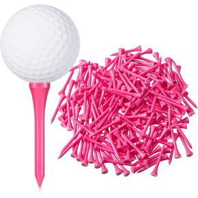 200 Pcs Golf Tees Bamboo Golf Tees Professional Golf Tees Bulk for Women Girls Golf Club Accessories
