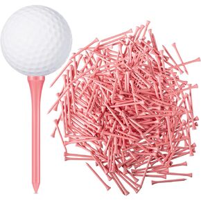 200 Pcs Golf Tees Bamboo Golf Tees Professional Golf Tees Bulk for Women Girls Golf Club Accessories