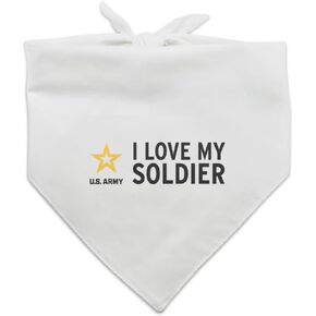 GRAPHICS & MORE U.S. Army I Love My Soldier Dog Pet Bandana
