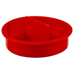Caplugs ZCPT19Q1 Plastic Center Pull Tab Tapered Plug. CPT-19, PE-LD, Cap OD 1.94" Plug ID 1.784", Red (Pack of 20)