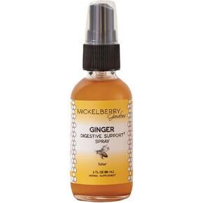 Mickelberry Gardens Ginger Honey Digestive Support Spray - Natural Digestion Support - Organic Ginger Root Herbal Supplement, 2 Ounces (Pack of 2)