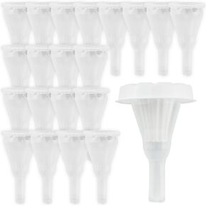 20 PCS Silicone Condom Catheters, Self-Sealing Set, Condom External Catheters, Day and Night Use for Quick and Easy Drainage, No Backflow, No Leakage (25mm/0.98inch)