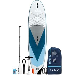 Pelican Boracay Premium Inflatable Stand Up Paddle Board - 3 Pieces SUP Paddle - Accessories, Leash, Hand Pump & Carry Bag - 10 ft