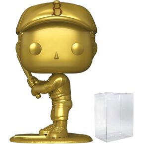 POP MLB: Legends - Jackie Robinson Limited Edition Gold Chase Funko Vinyl Figure (Bundled with Compatible Box Protector Case), Multicolor, 3.75 in Saudi Arabia