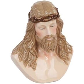 PTC 5.13 Inch Jesus Crown of Thorns Fine Porcelain Bust Figurine