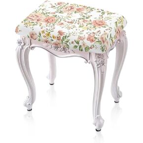 Marble Bar Stools Covers Set of 2 Aqua Bar Stool Covers Rectangle Stretch Bench Covers Slipcover Rectangle Washable Vanity Chair Cover Saddle Stool Cover