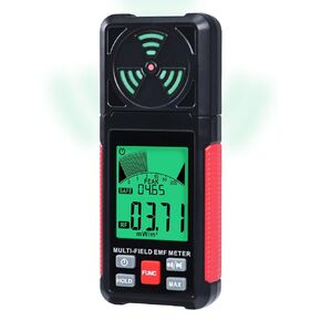 EMF Meter EMF Detector 3-in-1 Portable Electromagnetic Field Radiation Detector for EF, RF, MF, WiFi Signal, Handheld EMF Tester Digital LCD with Alarm for Home, Office, Outdoor