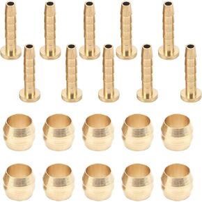 Disc Brake Olive, Copper Bike Hydraulic Brake Olive Bicycle Brake Hose Olive and Connecting Insert Kit for MT200 / M315 / M355 / M365 / M395 / M396 / M445 / M446 / M447 Bicycles And Spare Parts
