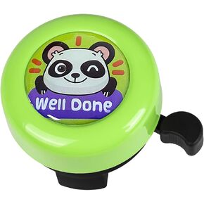 Bike Bell for Kids Girls Boys,Cute Bike Bell with Panda Sticker,Loud Crisp Clear Sound Bicycle Bell for Adults Kids,Road Bike,Electric Bike,Cruiser Bike,Mountain Bike,Children's Bike Accessories