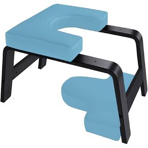 Flex Head Stand Bench - Yoga Inversion Stool for Safe Handstands, Strength Training, and Yoga Poses - 300 lb Capacity, Solid Frame with no Assembly Needed. Includes Nesting Cushion