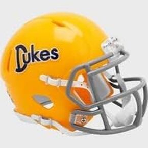 James Madison Dukes 50th Anniversary Revolution Speed Mini Football Helmet