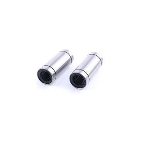 LM25UU Linear Ball Bearing, Bore Dia 25 mm, OD 40 mm, Width 59 mm, Used for Mechanical Sliding Tables, CNC Machine Tools, 3D Printers, Silver 2pcs