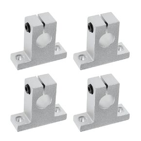 SING F LTD 4pcs SK12 Linear Shaft Support Bracket Mount 12mm CNC Linear Motion Ball Slide Units Rail Support Guide Shaft Bearing for 3D Printer Multi-axis Machine