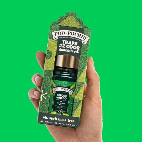Poo-Pourri, Toilet Spray, Oh Spritzmas Tree, 2 Fl Oz- Vanilla Bourbon in Saudi Arabia