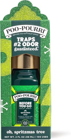 Poo-Pourri, Toilet Spray, Oh Spritzmas Tree, 2 Fl Oz- Vanilla Bourbon in Saudi Arabia