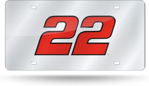NASCAR Kevin Harvick No. 4 2021 Season Rico Industries Premium Laser Cut Metal Auto Tag- Full Size Front Plate- Weatherproof – Silver Background, Vibrant Driver’s Number - Show Your Pride Around Town in Saudi Arabia