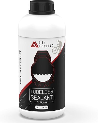 KOM مانع تسرب الإطارات بدون أنابيب للدراجات لإصلاح الإطارات بدون أنابيب مع خيارات مانعة للتسرب للدراجة 500 مل 1000 مل - متوافق مع حاقن مانع التسرب بدون أنبوب وأداة إصلاح الإطارات - إصلاح سريع بدون أنابيب! in Kuwait