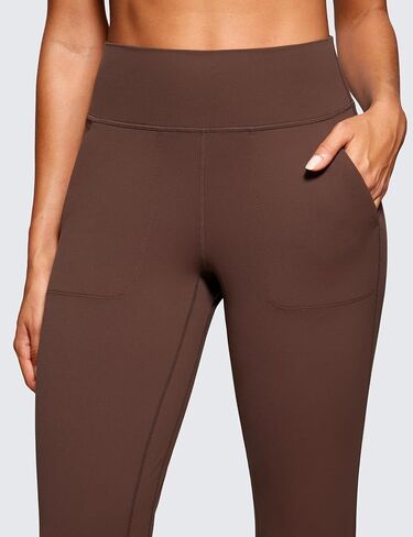 CRZ YOGA Womens Butterluxe High Waist Cropped Joggers 23" - Lounge Workout Leggings Yoga Capris Pants Pockets Buttery Soft in Saudi Arabia