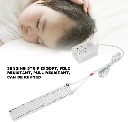 Bedwetting For Kids,ANGGREK Electric Bedwetting Alarm Reusable Bedwetting Sensor For Baby Infants Toddler Elderly in Saudi Arabia