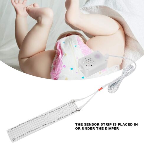 Bedwetting For Kids,ANGGREK Electric Bedwetting Alarm Reusable Bedwetting Sensor For Baby Infants Toddler Elderly in Saudi Arabia