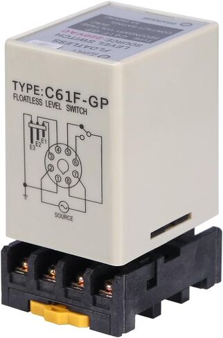 وحدة تحكم بمفتاح المستوى C61F-GP AC220V 50/60HZ مفتاح مستوى سائل غير عائم مع قاعدة in Saudi Arabia