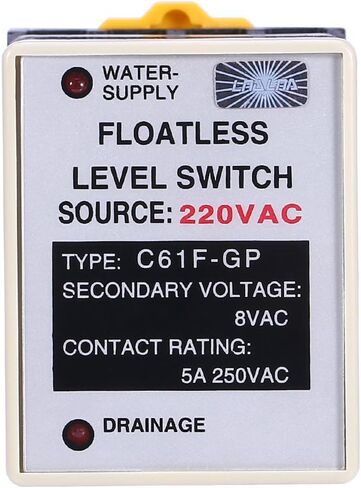 وحدة تحكم بمفتاح المستوى C61F-GP AC220V 50/60HZ مفتاح مستوى سائل غير عائم مع قاعدة in Saudi Arabia