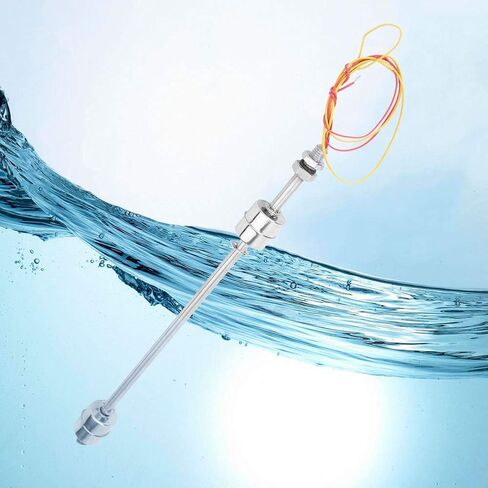 Float Switch,DC 0~110V Stainless Steel Double Ball Float Switch Liquid Level Controller Sensor Switch for Water Tank,Pool,Sink,Fish Tank,etc,Large Size (500mm)(Floating body 300mm) in Saudi Arabia