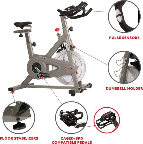 Sunny Health & Fitness Synergy Series Magnetic Indoor Cycling Exercise Bike in Saudi Arabia