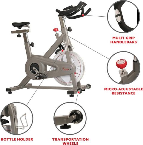 Sunny Health & Fitness Synergy Series Magnetic Indoor Cycling Exercise Bike in Saudi Arabia